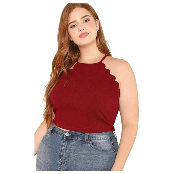 plus size halter neck top